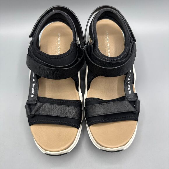 Mark Nason Leather Platform Sandal Adjustable Slingback Chunky Women Size 8.5 - Picture 4 of 9